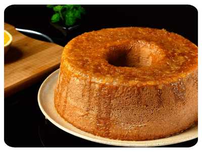 Orange Cake Fluffy & Bright